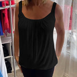 Ärmelloses Shirt mit Raffung – Produktansicht 7