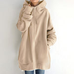 Warmer Winter-Hoodie mit Oversize-Kapuze – Produktansicht 3