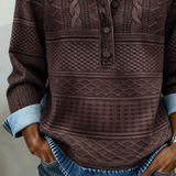 Hemd mit Denim-Effekt und Stricktextur – Produktansicht 9