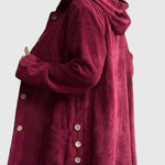 Damen-Winterjacke aus Cord – Produktansicht 4