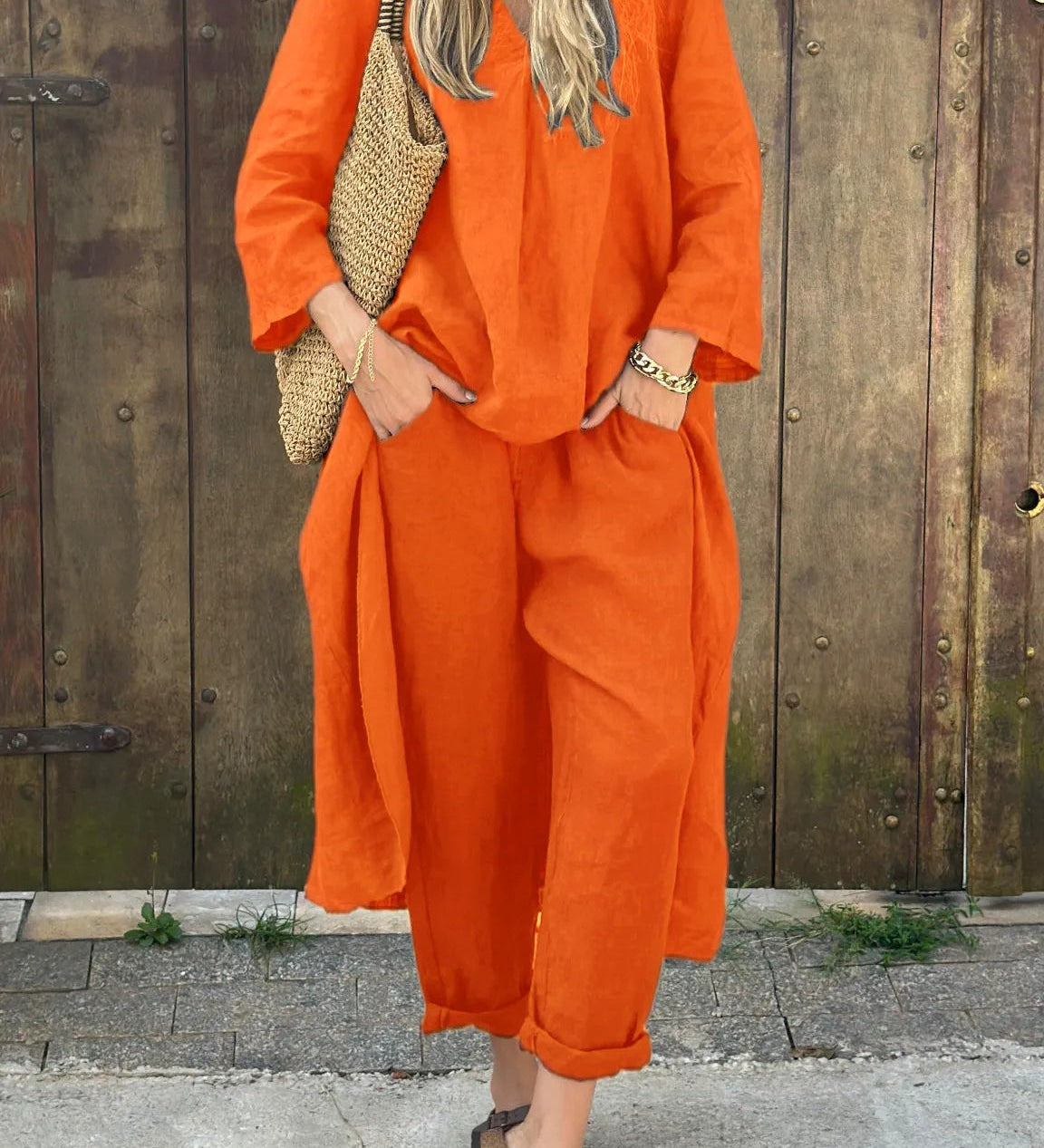 Elegantes Set aus Oberteil – Produktansicht 7