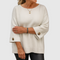 Weicher Pullover mit Halbarm und Rundhalsausschnitt – Produktansicht 1