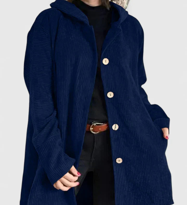 Damen-Winterjacke aus Cord – Produktansicht 9