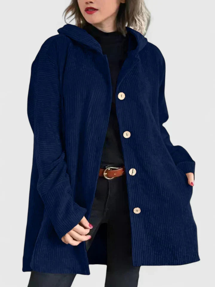 Damen-Winterjacke aus Cord – Produktansicht 9