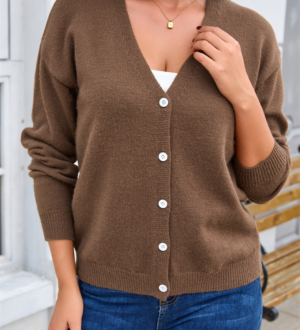 Geknöpfte Strickjacke aus weicher Maschenware – Produktansicht 6