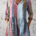 Lange Bluse mit ausdrucksstarkem Musterdruck – Produktansicht 2