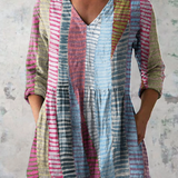Lange Bluse mit ausdrucksstarkem Musterdruck – Produktansicht 2