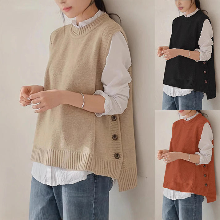 Ärmelloser Pullunder im Retro-Stil – Produktansicht 5