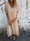 Bequemes Maxikleid mit floralem Muster – Produktansicht 10