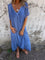 Bequemes Maxikleid mit floralem Muster – Produktansicht 2