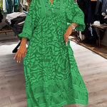 Bequemes Kleid mit lebendigem Print – Produktansicht 7
