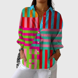 Leichte Bluse mit farbenfrohem Print – Produktansicht 1