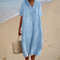 Bequemes Sommerkleid aus leichtem Stoff – Produktansicht 1