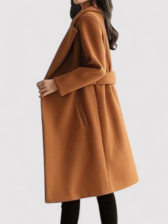 Langer Wintermantel für Damen – Produktansicht 4