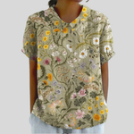 Elegantes Oberteil mit floralem Dessin – Produktansicht 1