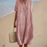 Bequemes Sommerkleid aus leichtem Stoff – Produktansicht 3
