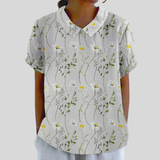 Elegantes Oberteil mit Blumenmuster – Produktansicht 1