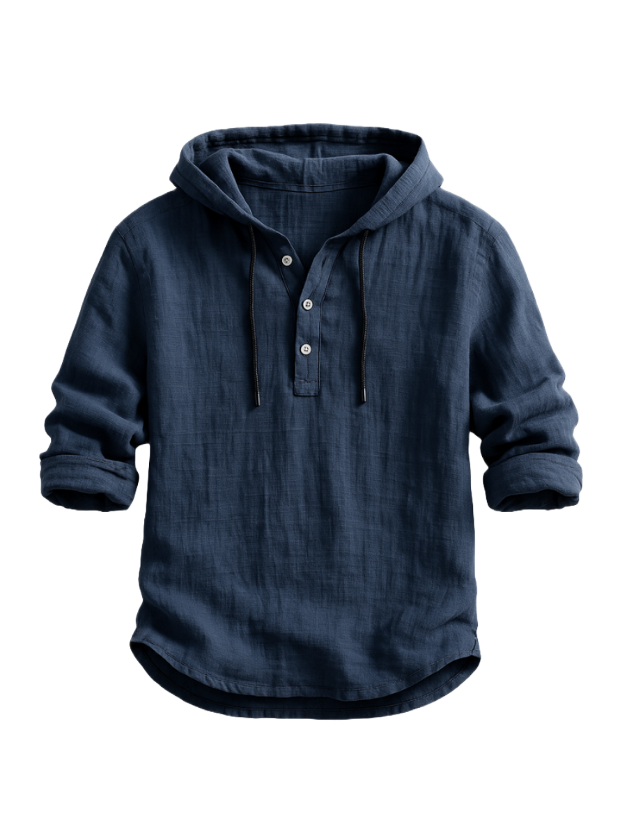 Luxuriöser Kapuzenpullover aus edlem Material – Produktansicht 1