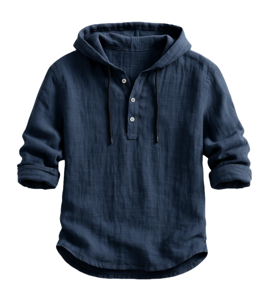 Luxuriöser Kapuzenpullover aus edlem Material – Produktansicht 1