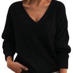 Moderner Herbstpullover aus bequemem Strick – Produktansicht 1