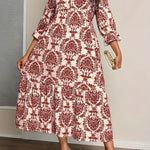 Bequemes Boho-Mosaik-Kleid – Produktansicht 4