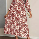 Bequemes Boho-Mosaik-Kleid – Produktansicht 4