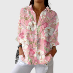 Farbenfrohe Bluse aus leichtem Material – Produktansicht 1