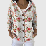 Weiche Kapuzen-Strickjacke für kühle Tage – Produktansicht 2