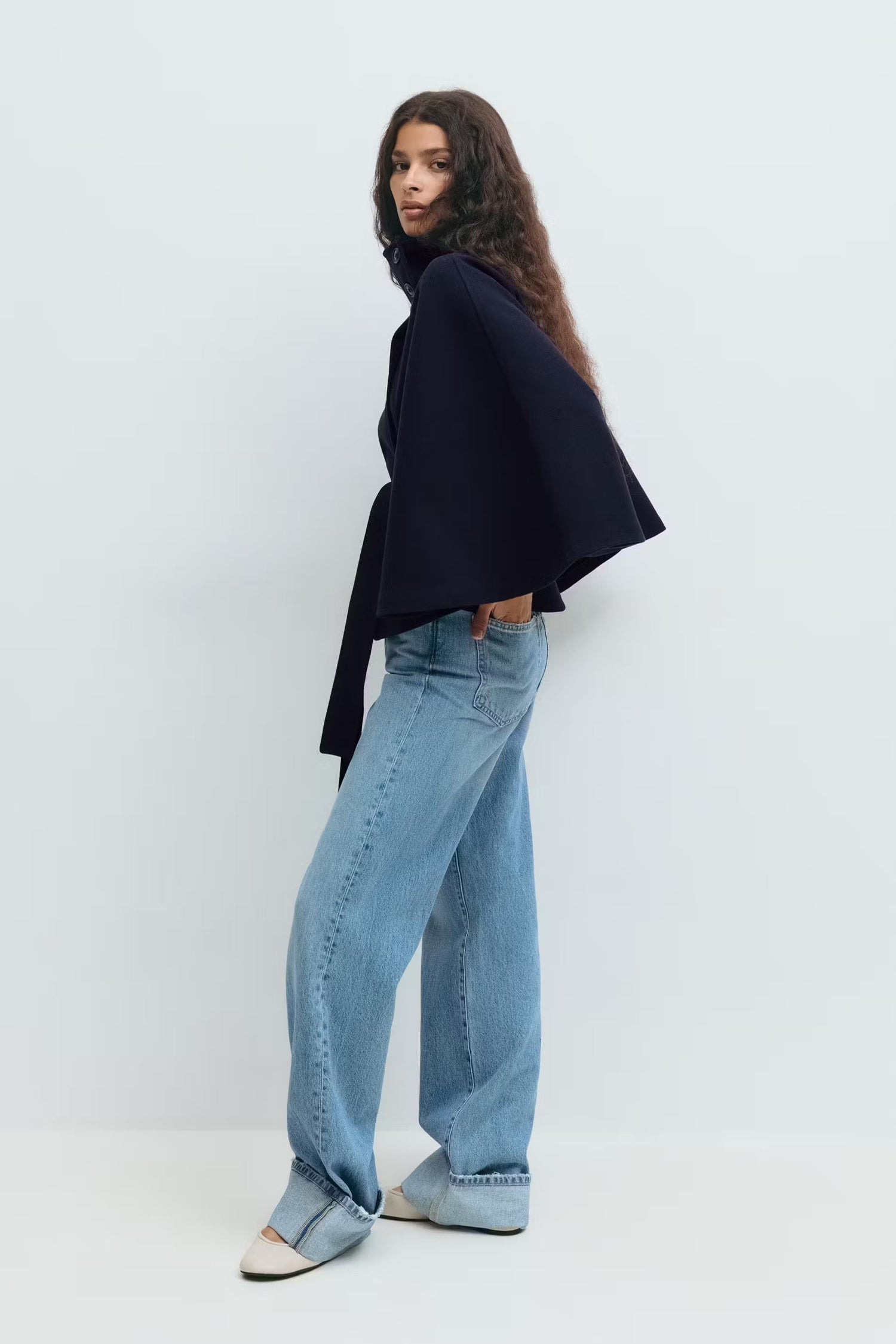Damen-Cape-Mantel – Produktansicht 20