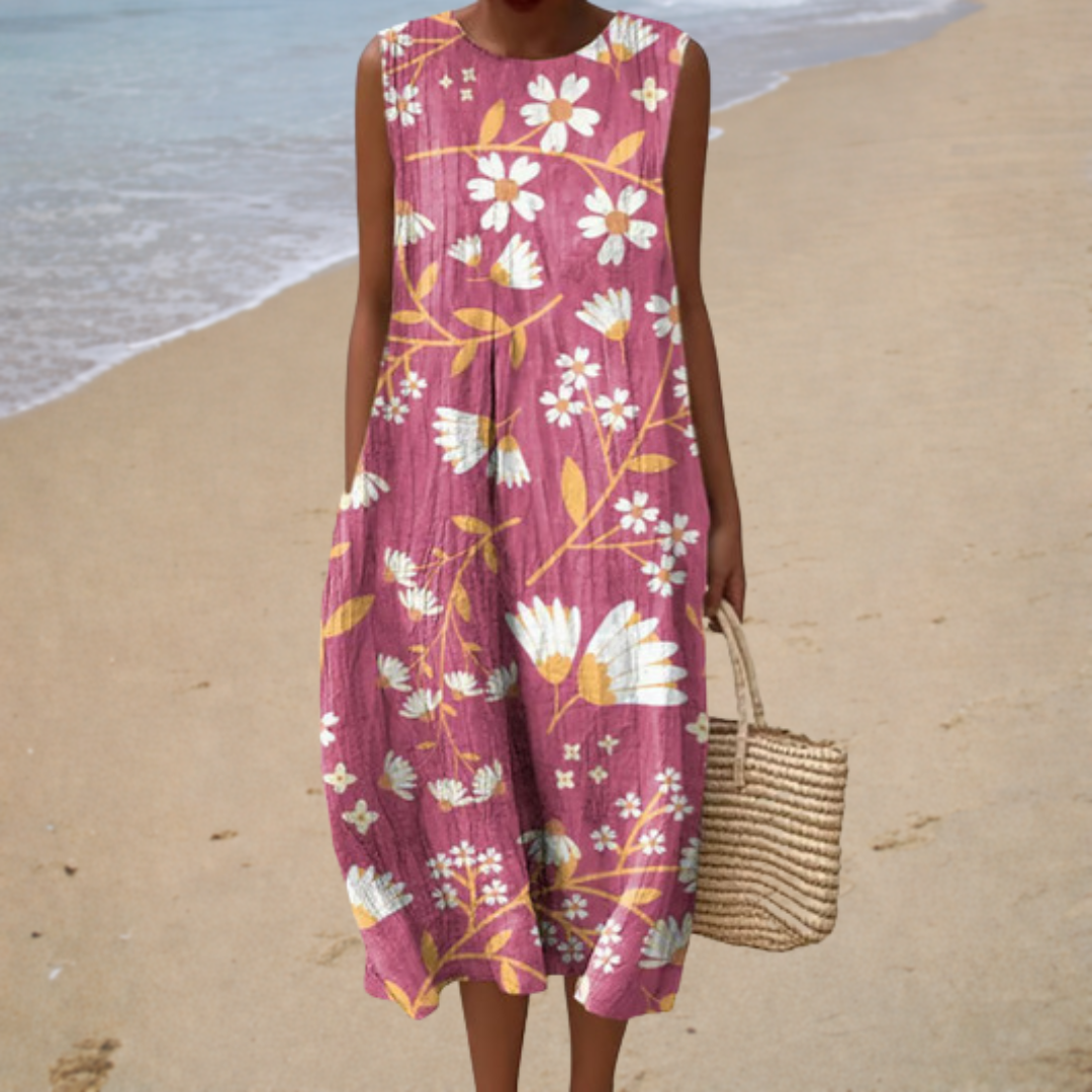Leichtes Sommerkleid in ärmelloser Form – Produktansicht 1