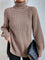 Rollkragenpullover mit Raglanärmeln und Saumschlitz – Produktansicht 7