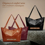 Vintage-Schultertasche aus Leder – Produktansicht 2