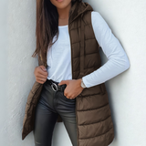 lange ärmellose Daunenjacke – Produktansicht 7