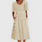 Bequemes gestreiftes Midikleid – Produktansicht 3