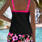 Bequemer zweiteiliger Tankini für Damen – Produktansicht 6