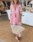 Midikleid mit floralen Mustern und V-Ausschnitt – Produktansicht 10
