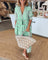 Midikleid mit floralen Mustern und V-Ausschnitt – Produktansicht 6