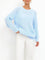 Unifarbener Grobstrick-Pullover in bequemer Passform – Produktansicht 11