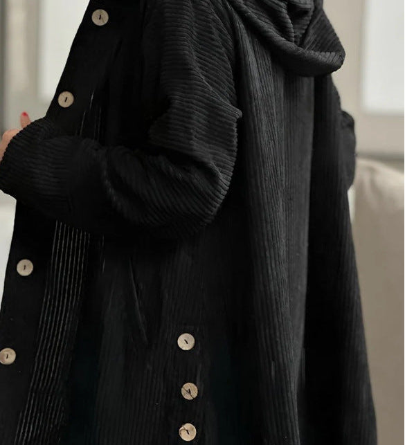 Cordjacke mit Kapuze – Produktansicht 5