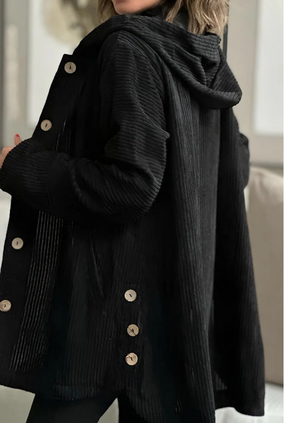Cordjacke mit Kapuze – Produktansicht 5