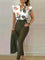 Elegantes Set aus Oberteil und Hose mit Volants – Produktansicht 5