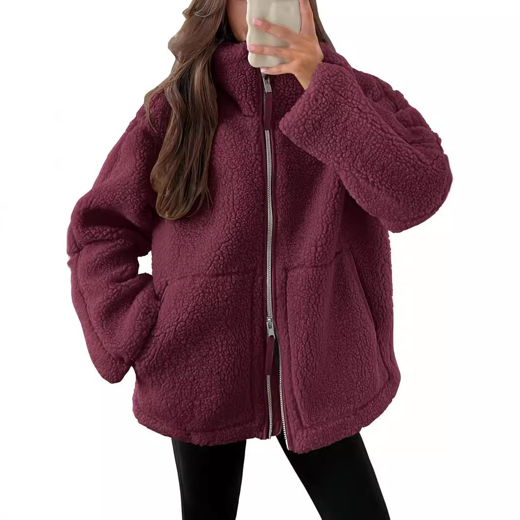 Fleecejacke mit Reverskragen – Produktansicht 5