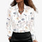 Drapierte Bluse mit Schalkragen – Produktansicht 6