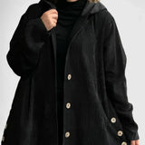 Damen-Winterjacke aus Cord – Produktansicht 5