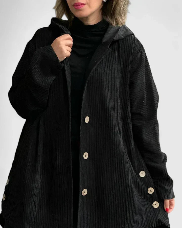 Damen-Winterjacke aus Cord – Produktansicht 5
