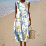 Unkompliziertes ärmelloses Kleid für den Sommer – Produktansicht 1