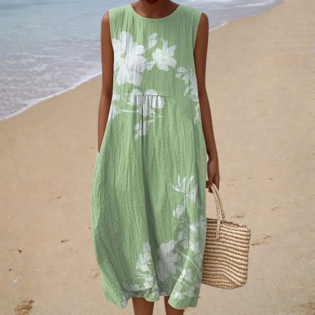 Bequemes ärmelloses Sommerkleid – Produktansicht 1