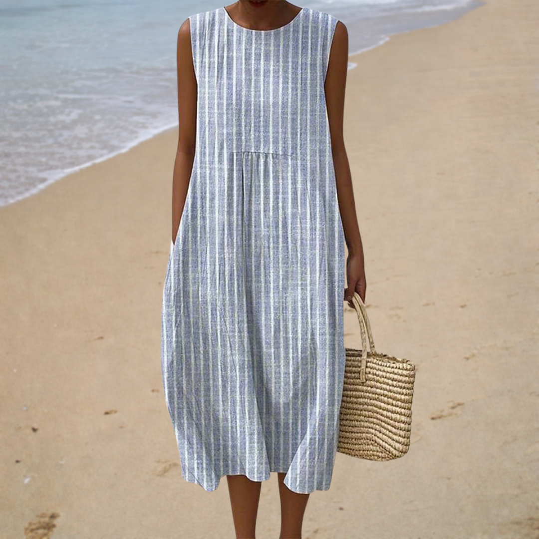 Bequemes ärmelloses Sommerkleid – Produktansicht 1
