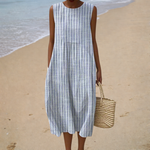 Bequemes ärmelloses Sommerkleid – Produktansicht 1