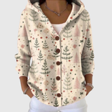 Weiche Kapuzen-Strickjacke für kühle Tage – Produktansicht 1